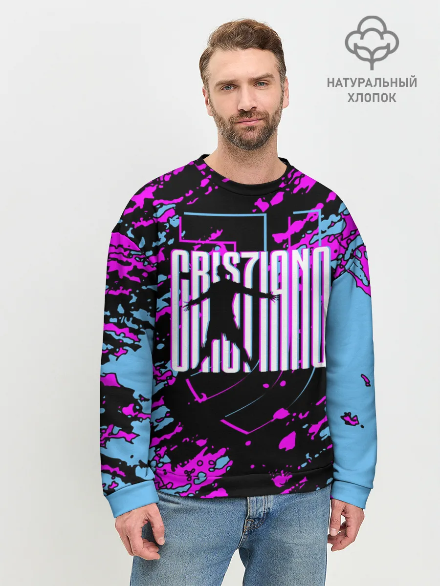 Мужской свитшот базовый / Криштиану Роналду
