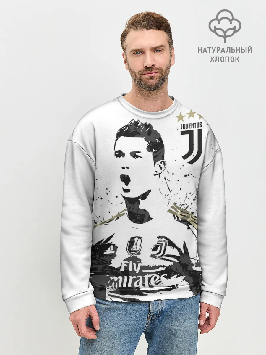 Мужской свитшот базовый / Криштиану Роналду