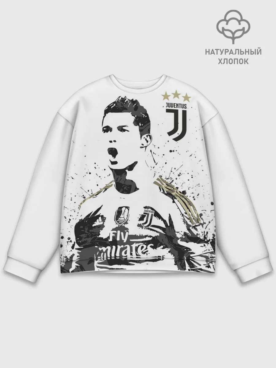 Мужской свитшот базовый / Криштиану Роналду