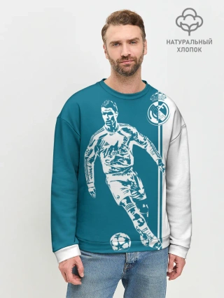 Мужской свитшот базовый / Криштиану Роналду