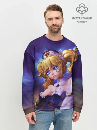 Мужской свитшот базовый / GENSHIN IMPACT / BARBARA