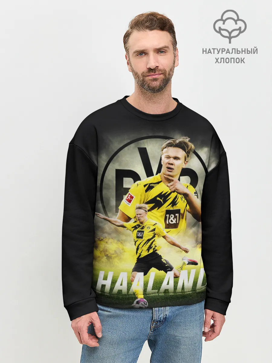 Мужской свитшот базовый / ЭРЛИНГ ХОЛАНД / ERLING HAALAND
