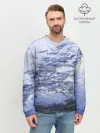 Мужской свитшот базовый / Косяк рыбы