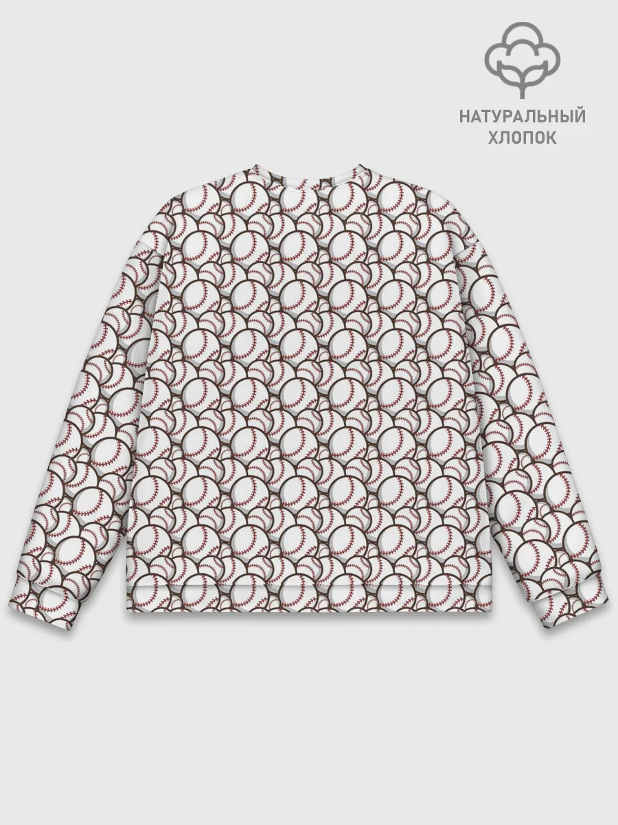 Мужской свитшот базовый / Бейсбольные Мячи