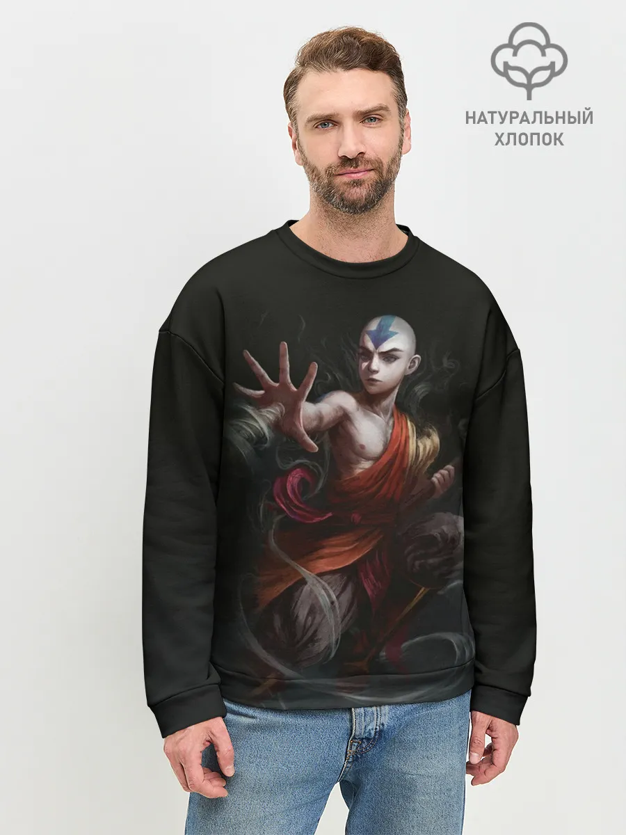 Мужской свитшот базовый / Аанг Аватар
