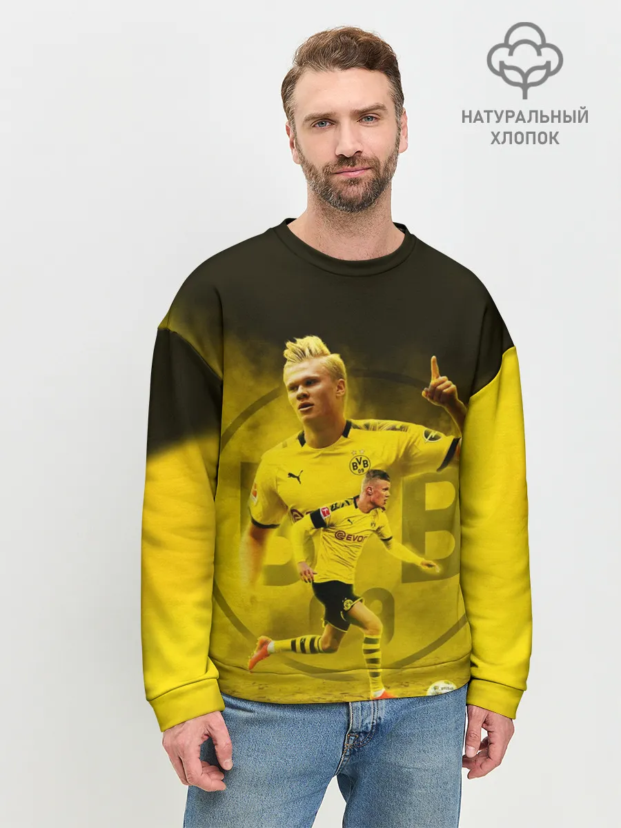 Мужской свитшот базовый / ЭРЛИНГ ХОЛАНД / ERLING HAALAND