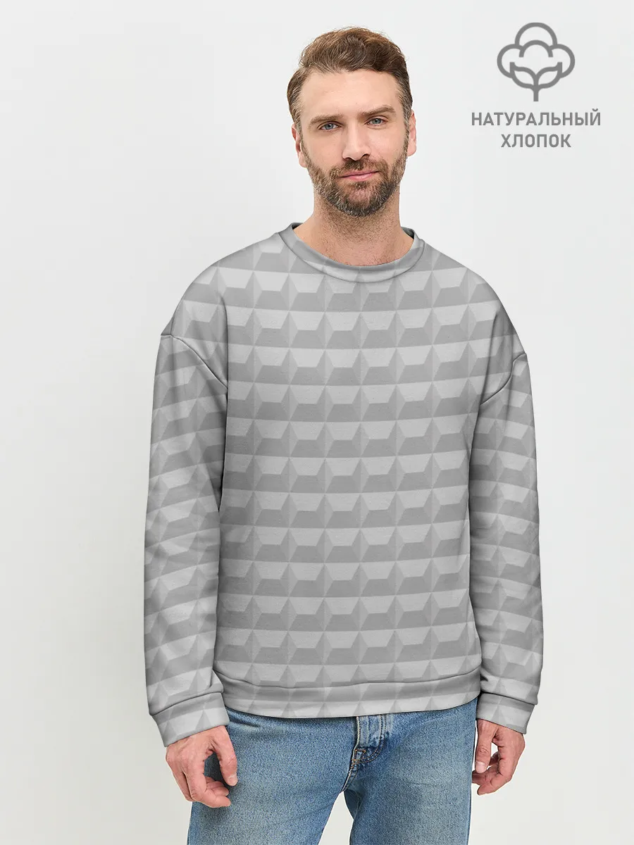 Мужской свитшот базовый / Советский забор