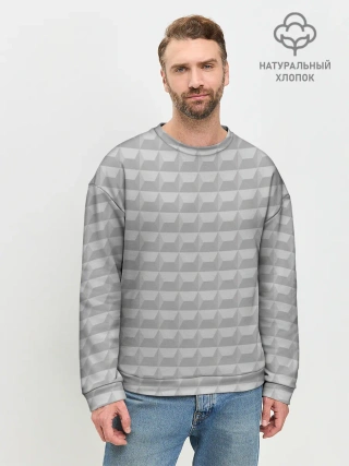 Мужской свитшот базовый / Советский забор