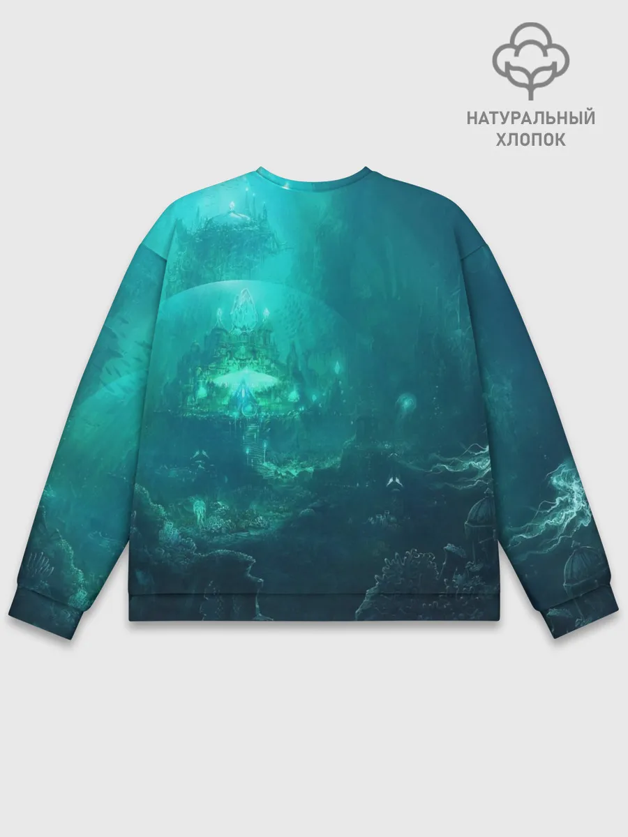 Мужской свитшот базовый / Дно морское