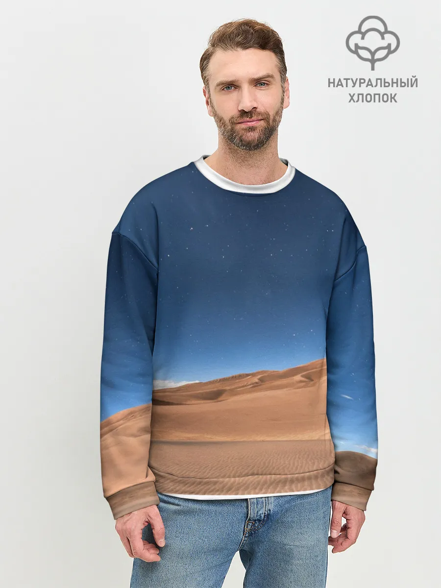 Мужской свитшот базовый / Пустыня