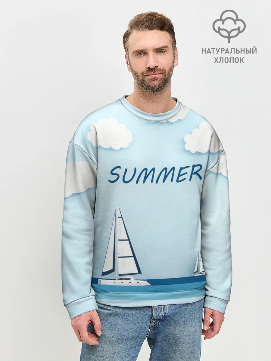 Мужской свитшот базовый / ПАРУСНИКИ | SUMMER