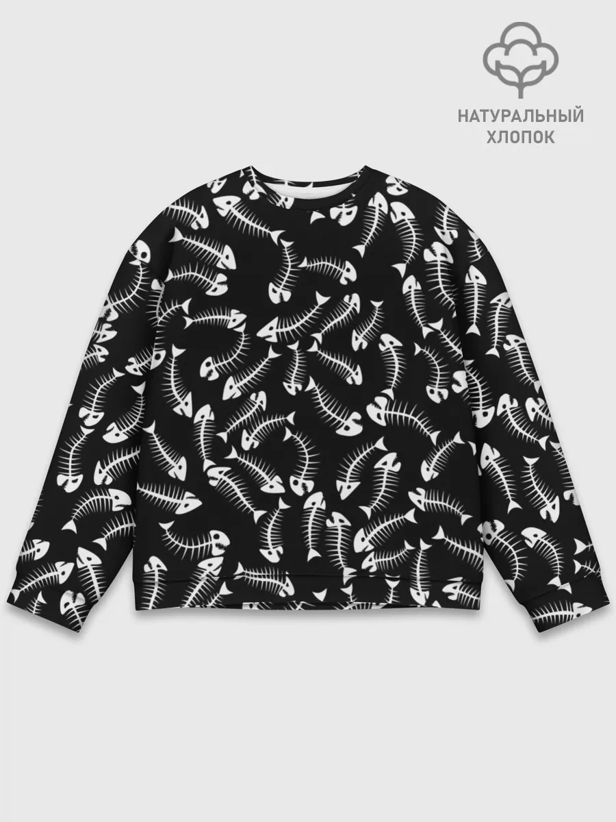 Мужской свитшот базовый / Fishbones