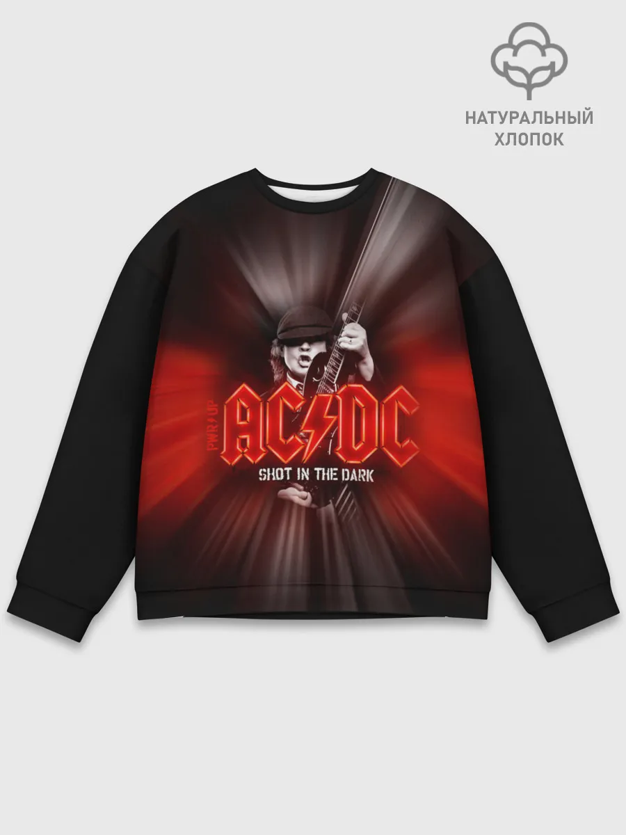 Мужской свитшот базовый / AC/DC: Angus Young