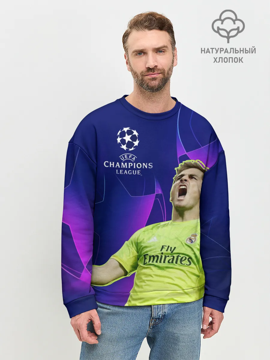 Мужской свитшот базовый / Iker Casillas