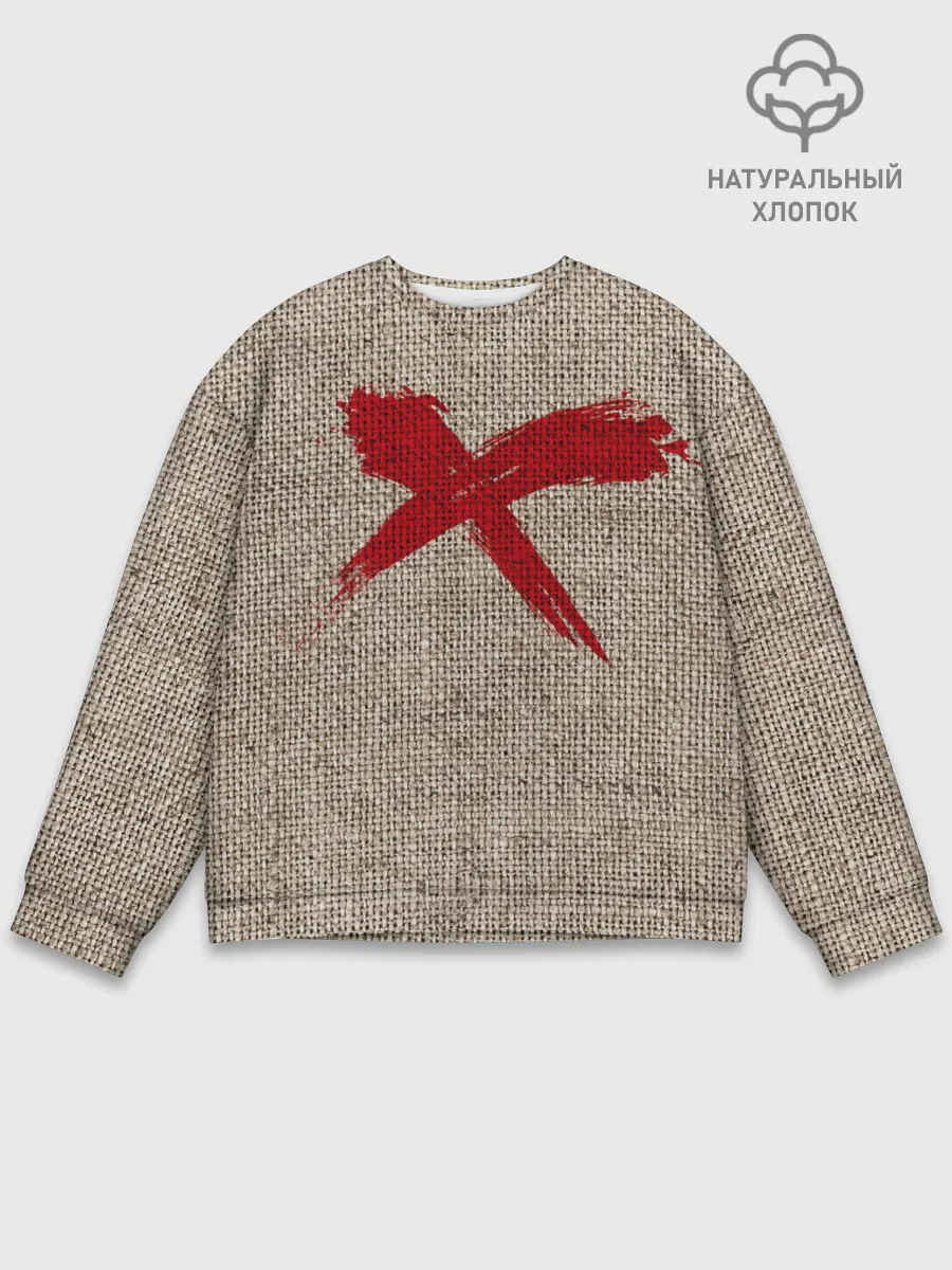 Мужской свитшот базовый / Red Cross
