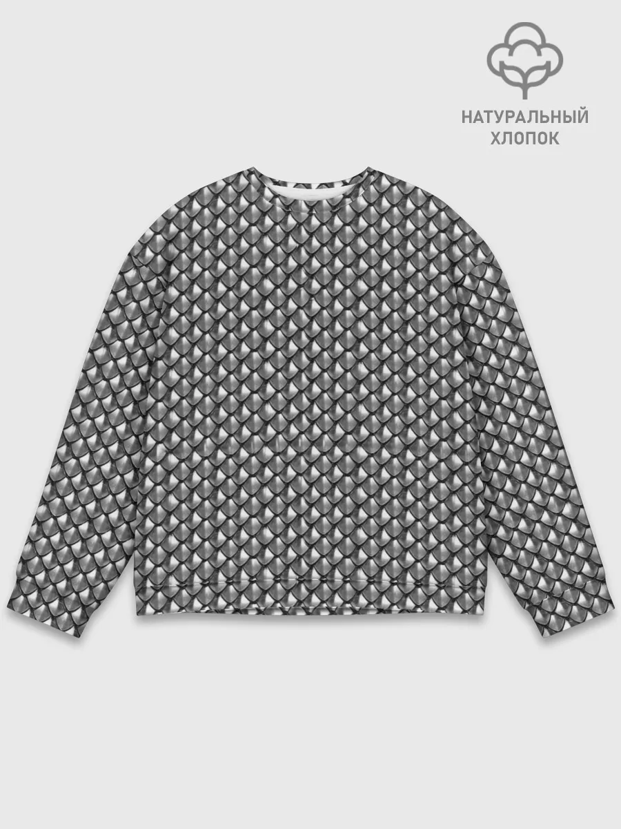 Мужской свитшот базовый / Metal Scales