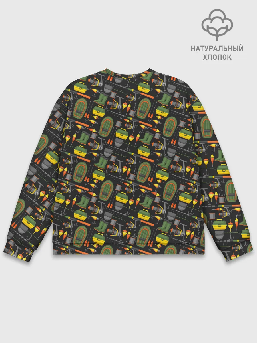 Мужской свитшот базовый / Время порыбачить