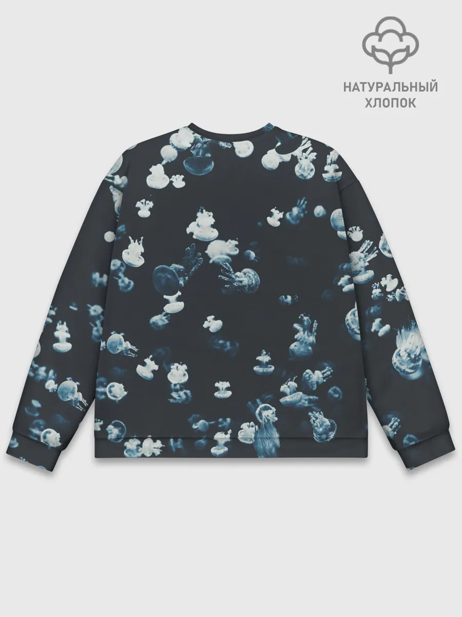 Мужской свитшот базовый / Медузы