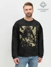 Мужской свитшот базовый / Аста и его демон Чёрный клевер