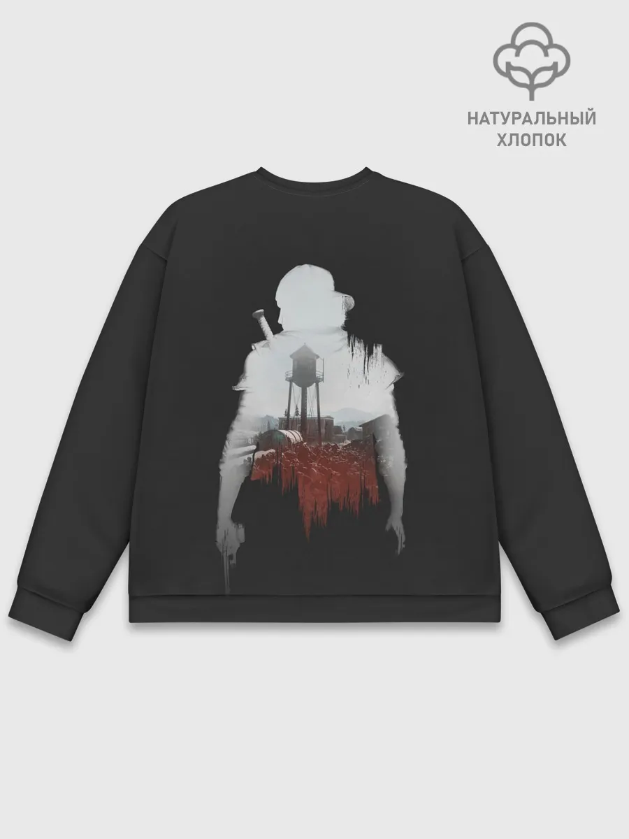 Мужской свитшот базовый / Days gone силуэт Дикона