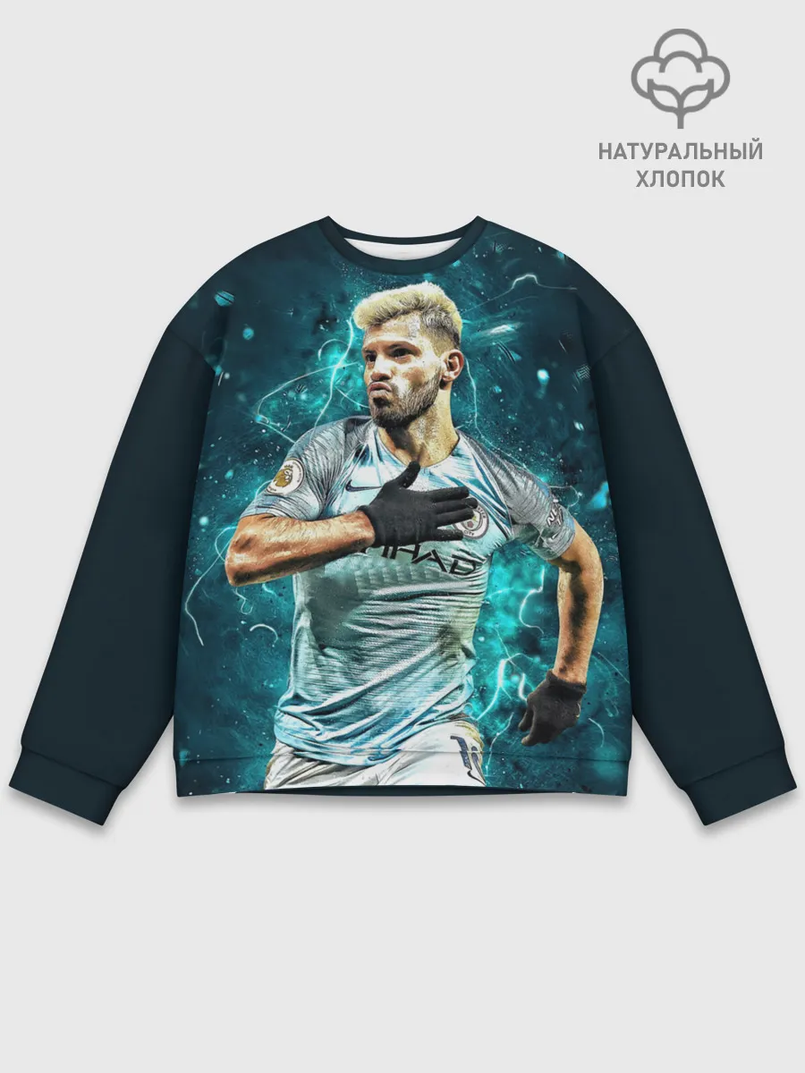 Мужской свитшот базовый / Серхио Агуэро