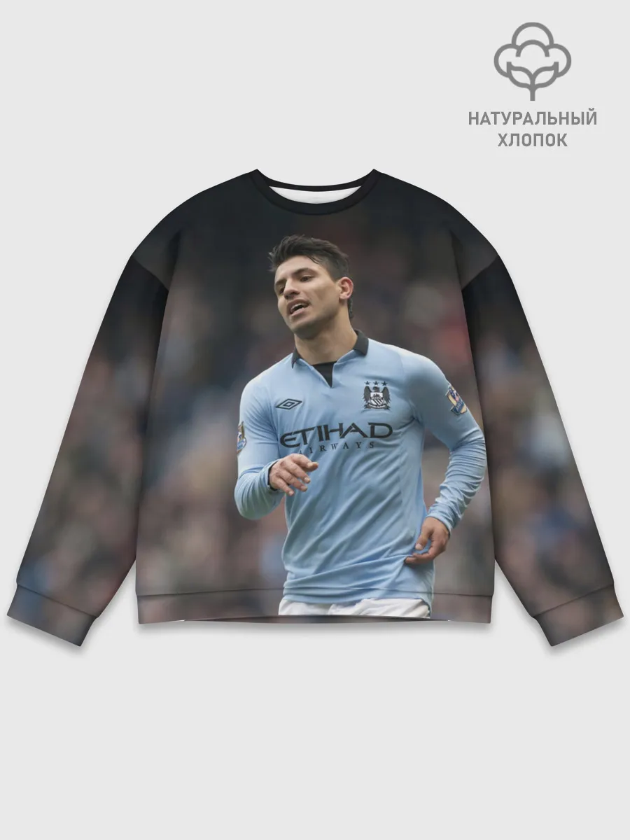 Мужской свитшот базовый / Серхио Агуэро