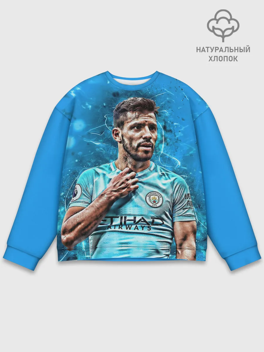 Мужской свитшот базовый / Серхио Агуэро