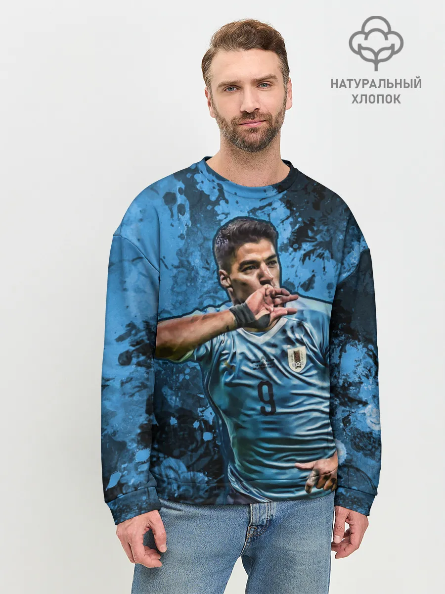 Мужской свитшот базовый / Луис Альберто Суарес