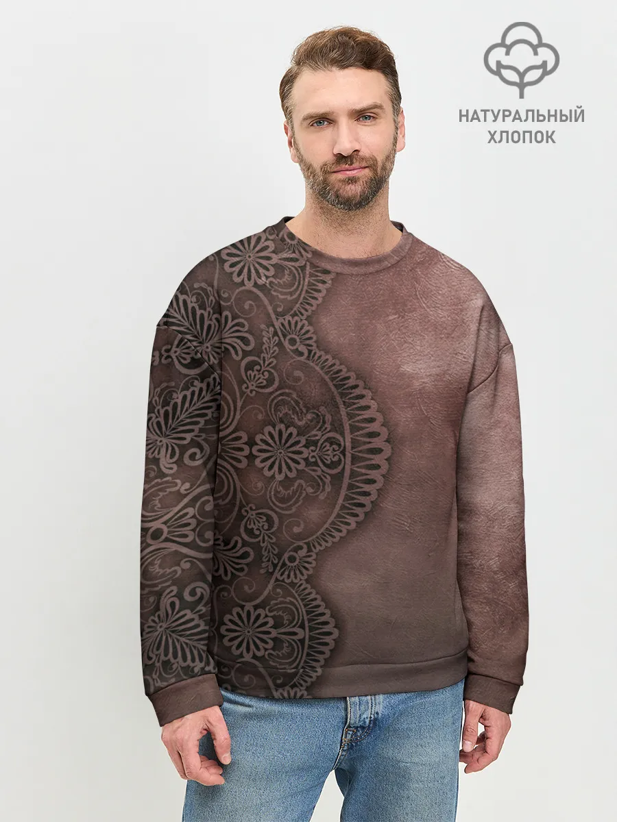 Мужской свитшот базовый / Lace, Pattern