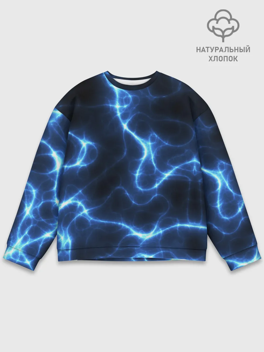 Мужской свитшот базовый / Energy Waves