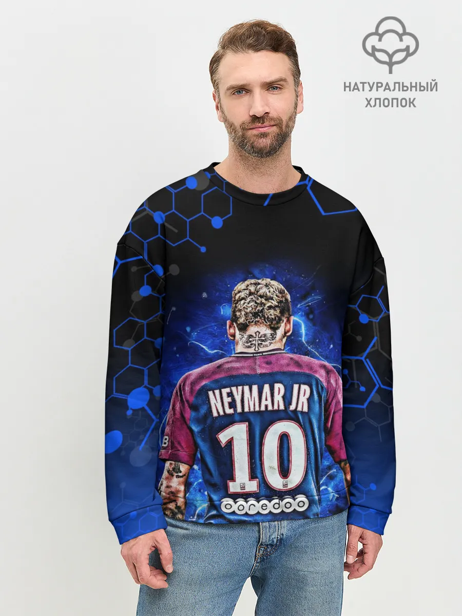 Мужской свитшот базовый / НЕЙМАР / NEYMAR JR / НЕОН