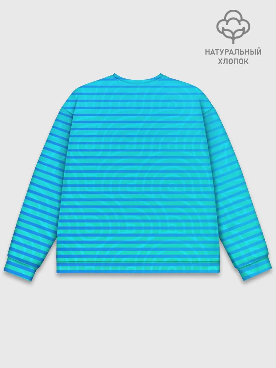 Мужской свитшот базовый / Кораблик в бутылке