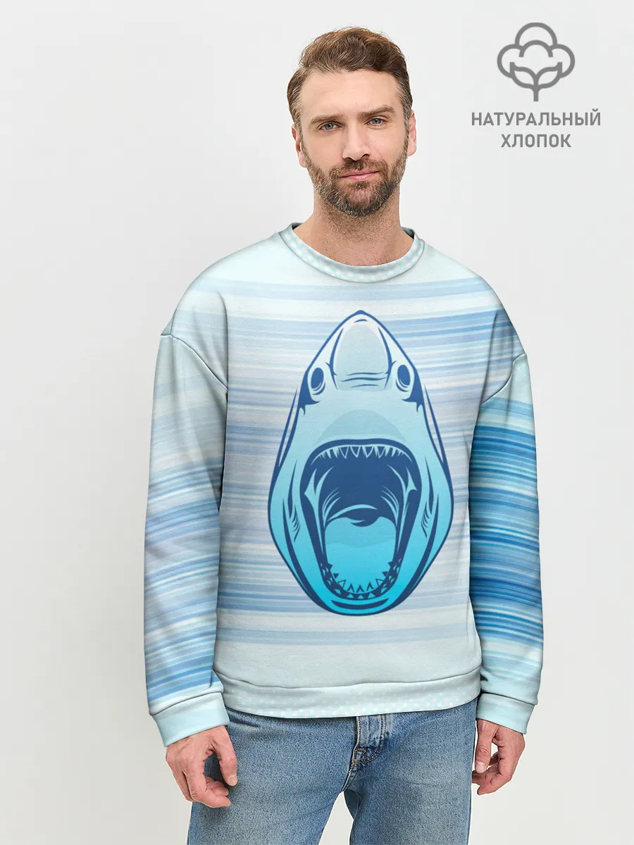 Мужской свитшот базовый / Акула