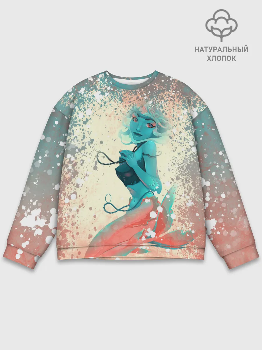 Мужской свитшот базовый / Русалочка | Mermaid