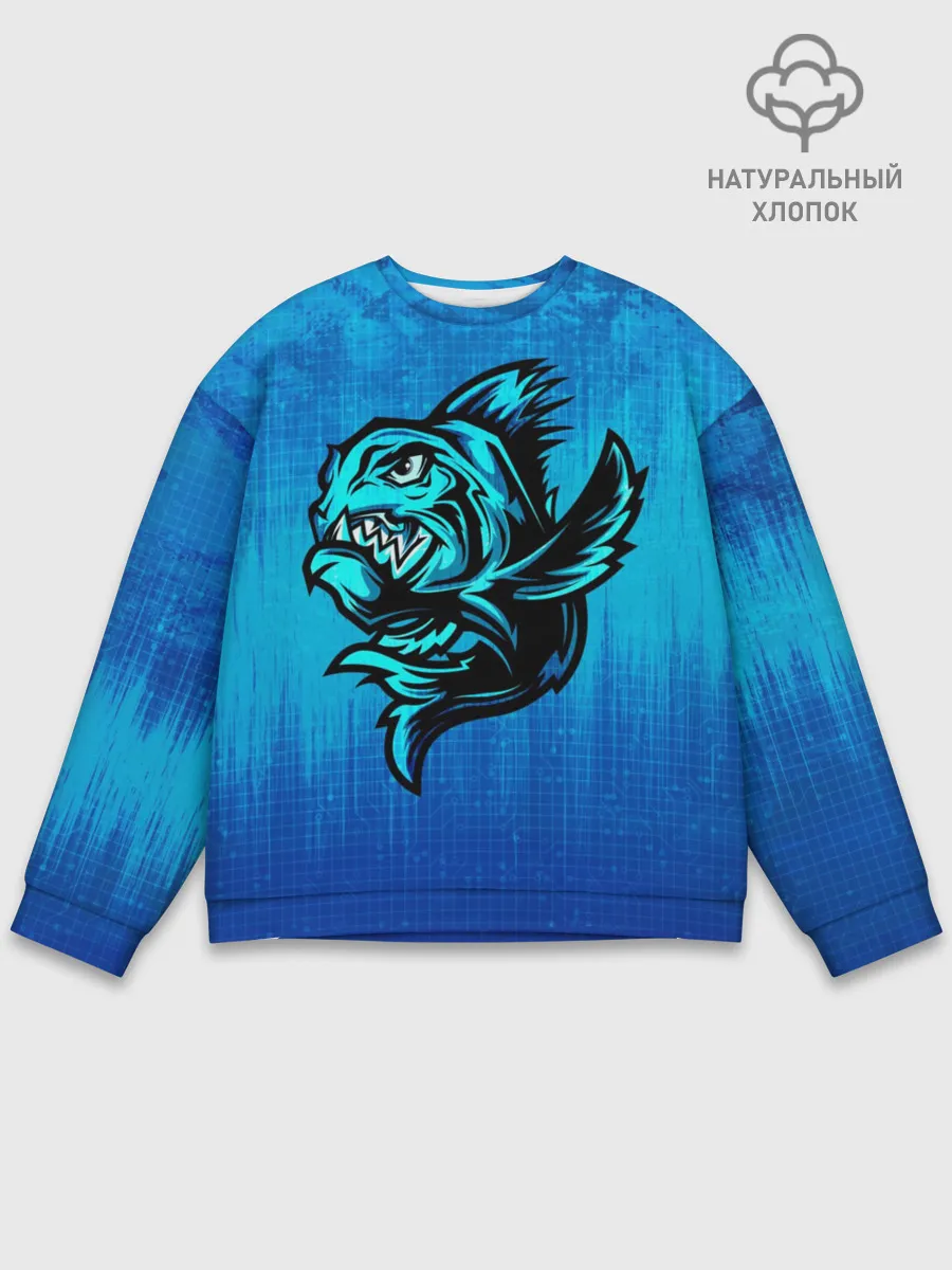 Мужской свитшот базовый / Пиранья