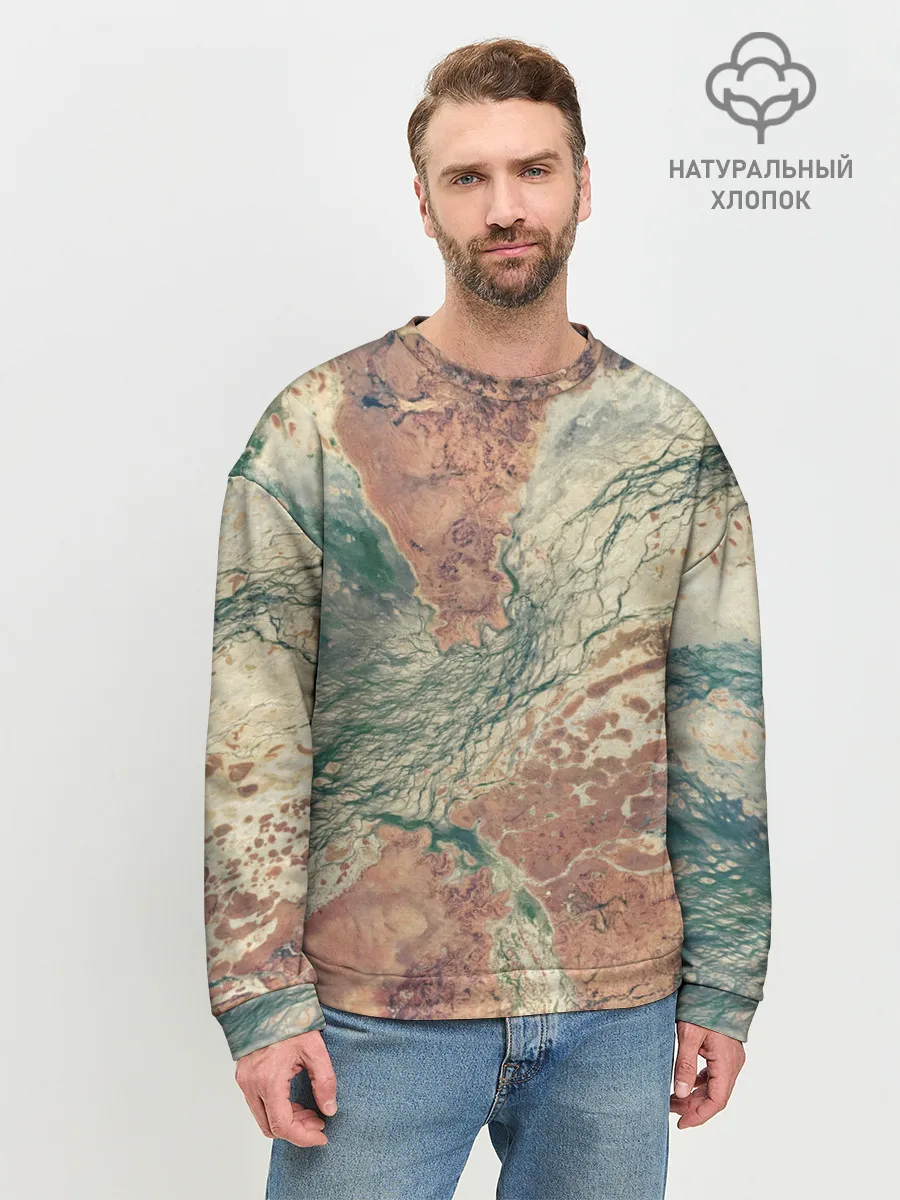 Мужской свитшот базовый / Снимок со СпуТника