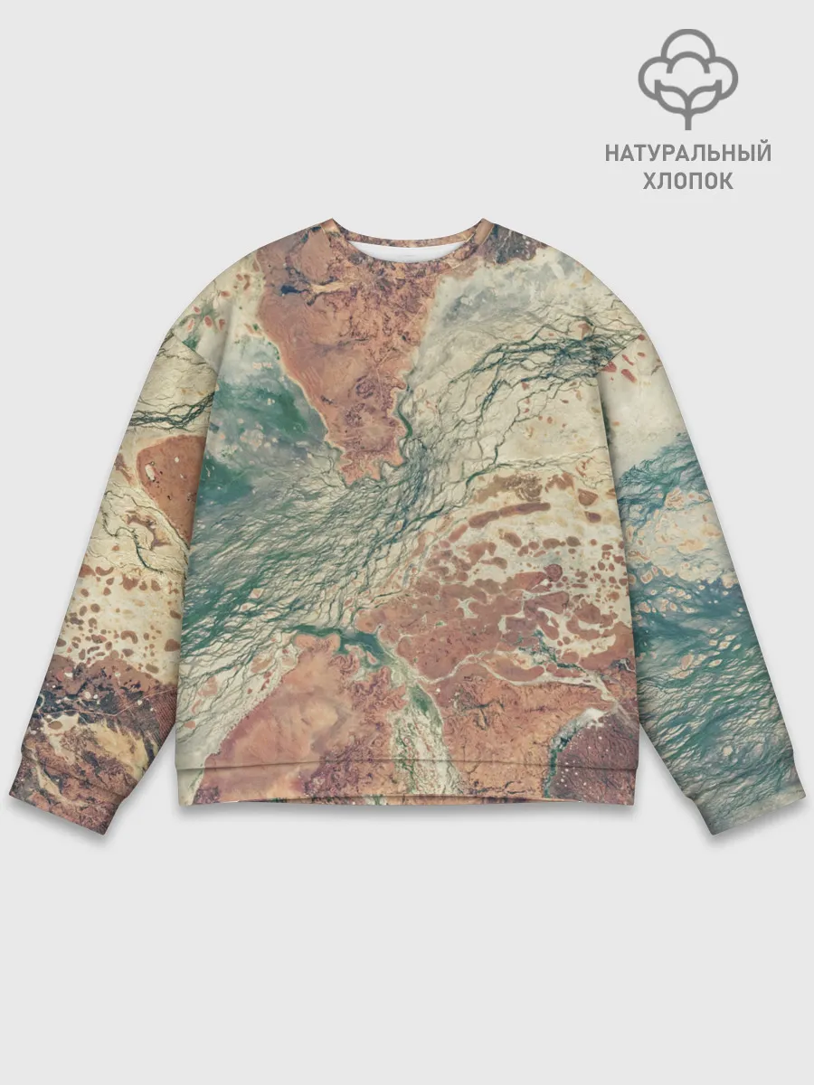 Мужской свитшот базовый / Снимок со СпуТника