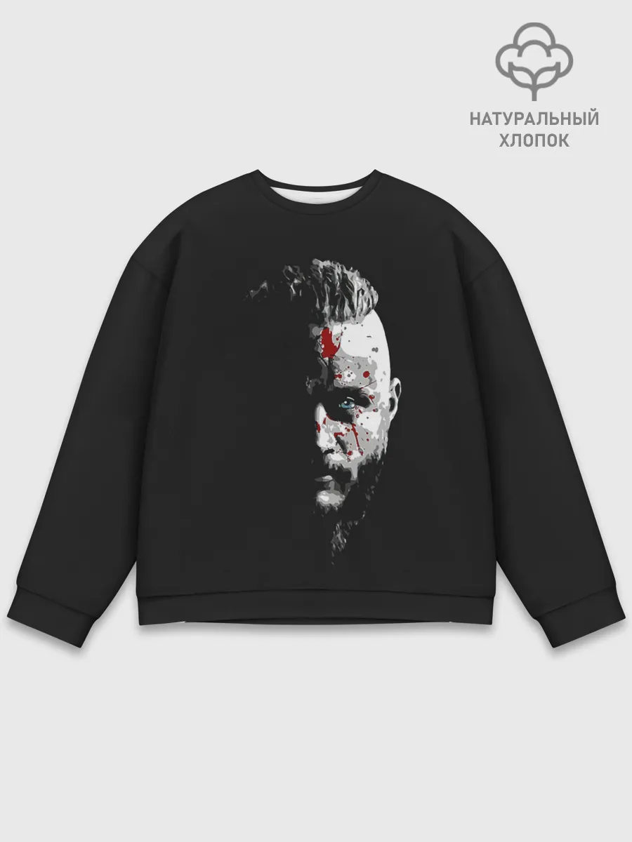 Мужской свитшот базовый / Кровавый Рагнар