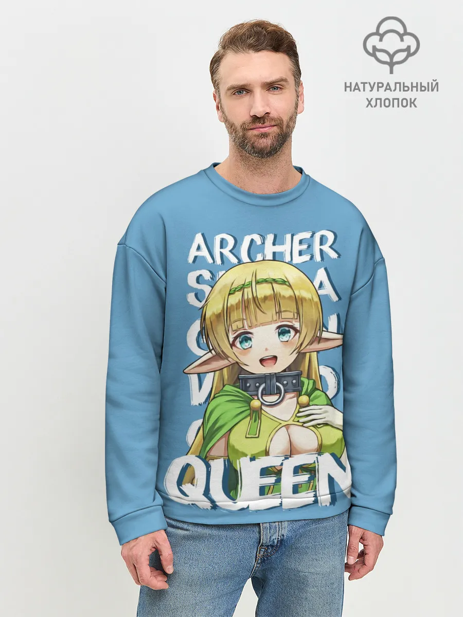 Мужской свитшот базовый / Elf Queen