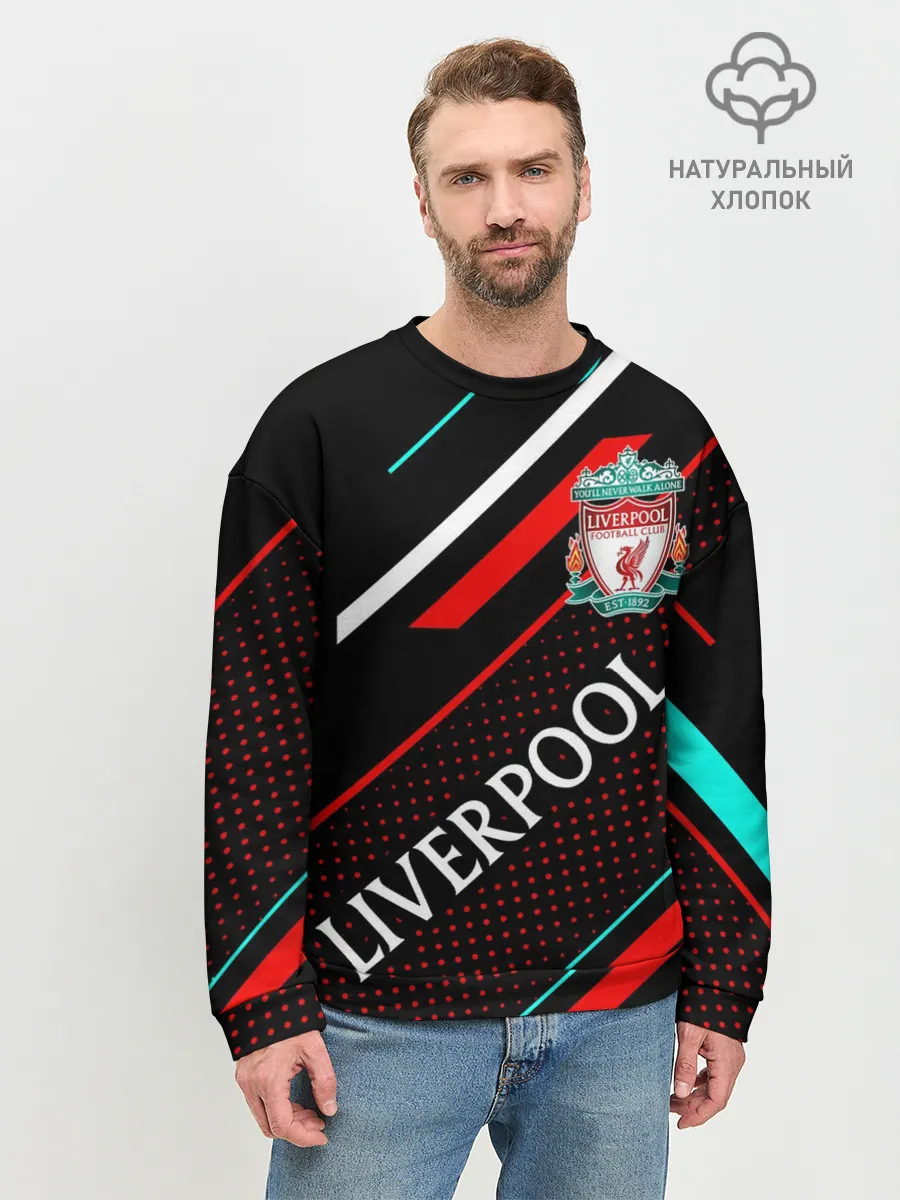 Мужской свитшот базовый / LIVERPOOL / ЛИВЕРПУЛЬ / СПОРТ