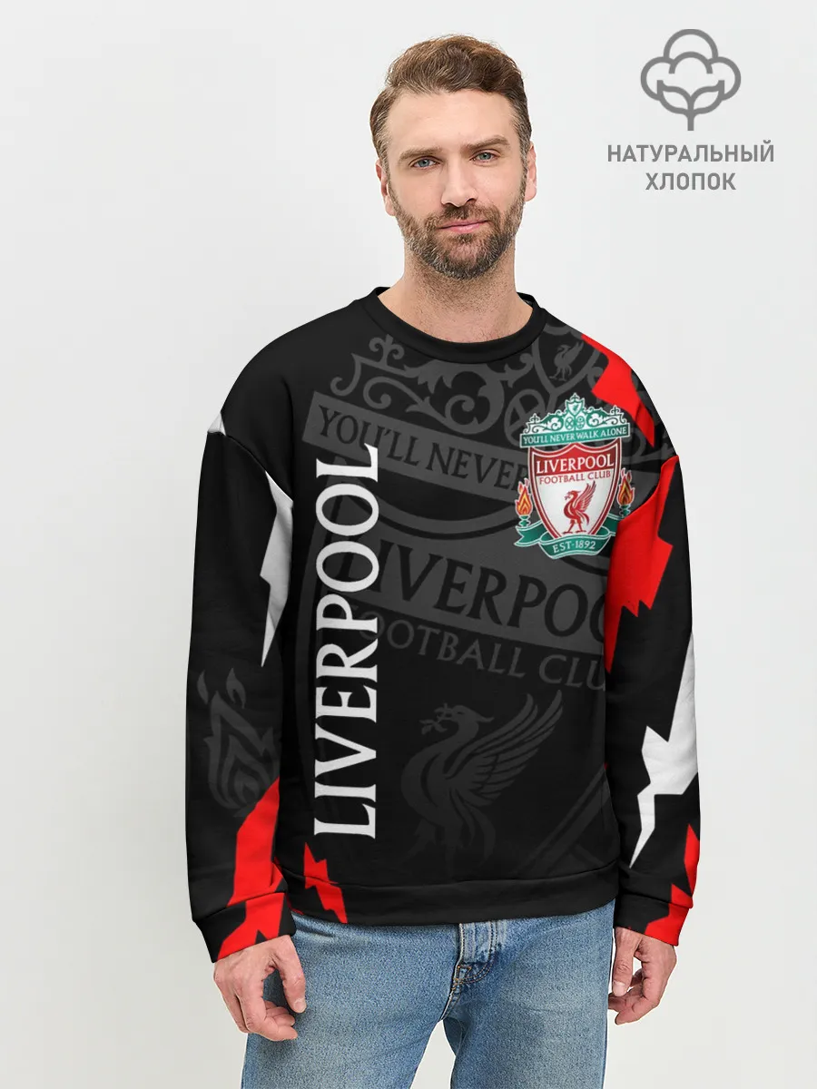 Мужской свитшот базовый / LIVERPOOL / ЛИВЕРПУЛЬ / СПОРТ