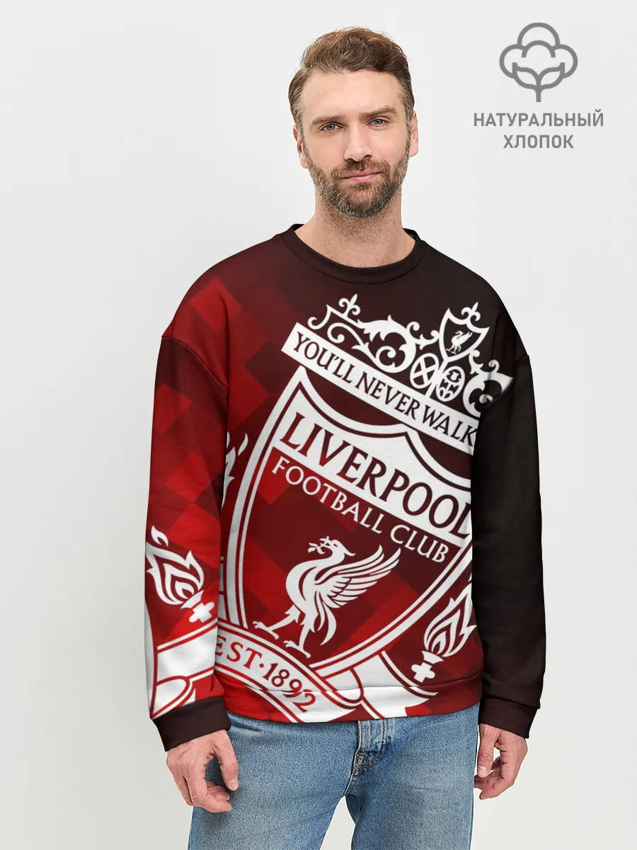 Мужской свитшот базовый / LIVERPOOL / ЛИВЕРПУЛЬ