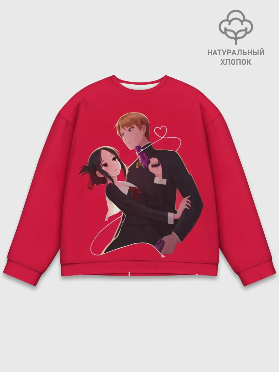 Мужской свитшот базовый / Miyuki Kaguya Love