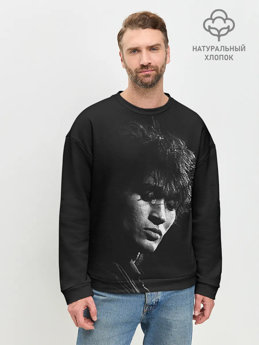 Мужской свитшот базовый / Tsoy BW