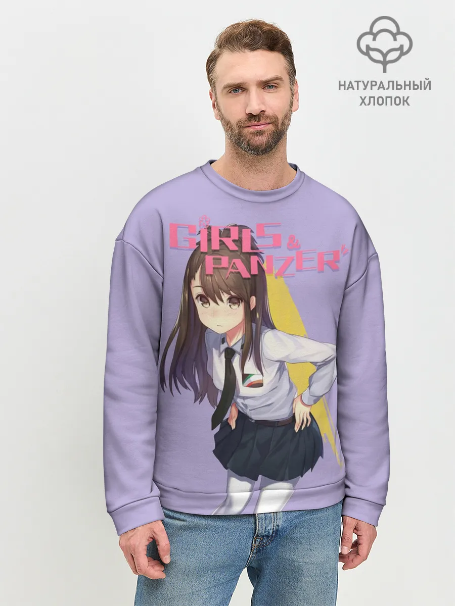 Мужской свитшот базовый / Девушки и Танки