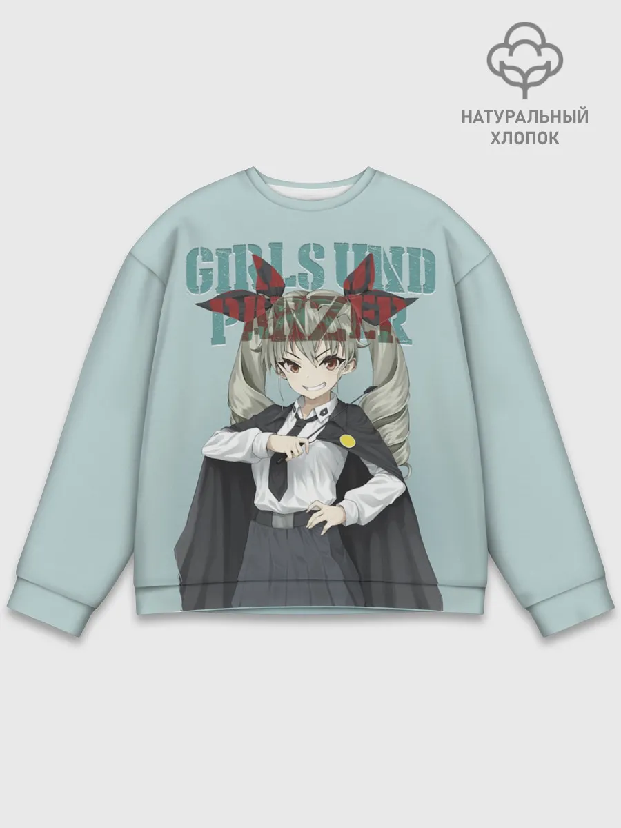 Мужской свитшот базовый / Girls und Panzer