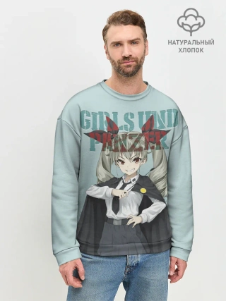 Мужской свитшот базовый / Girls und Panzer