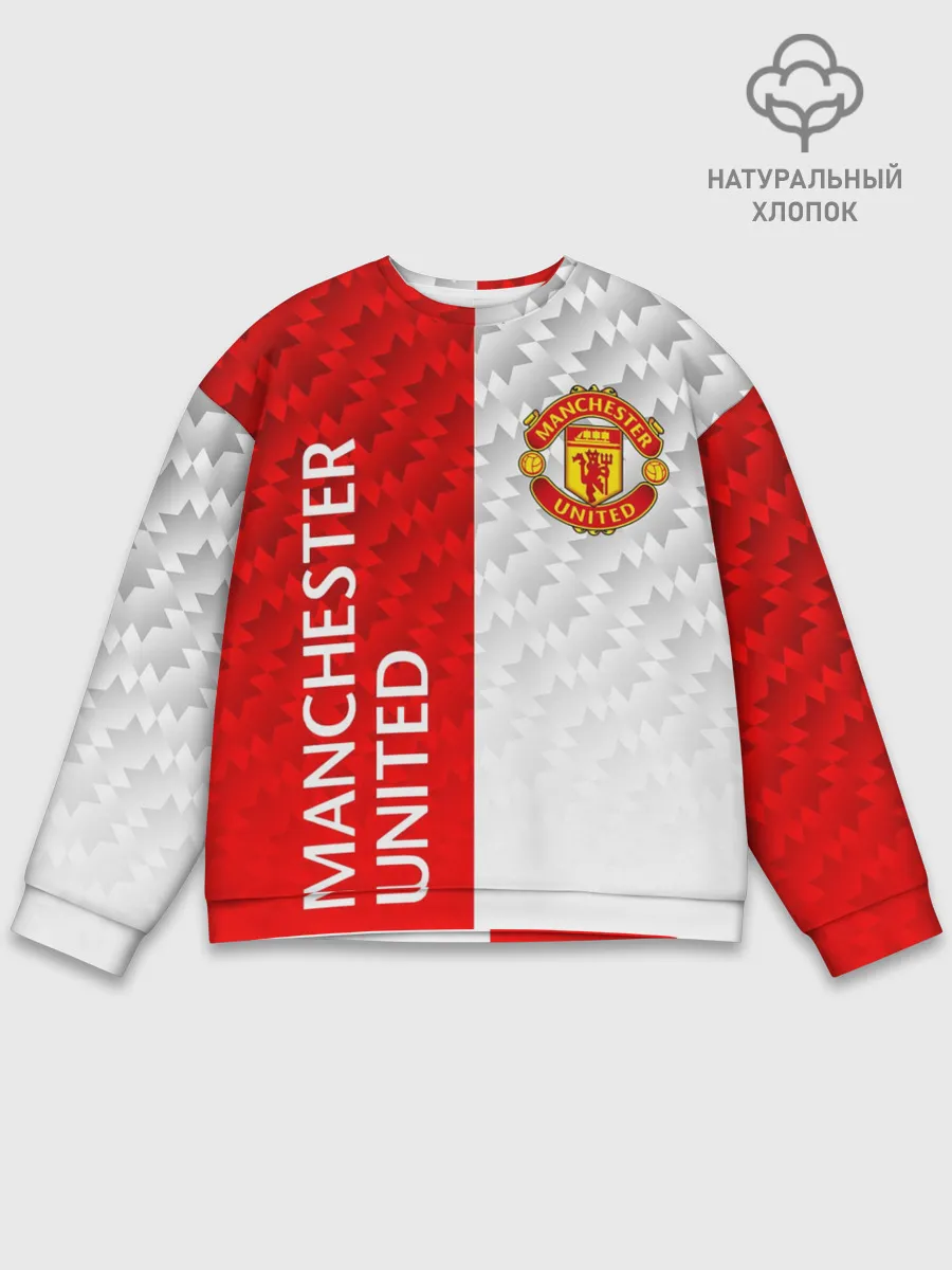 Мужской свитшот базовый / МАНЧЕСТЕР / MANCHESTER / УЗОР