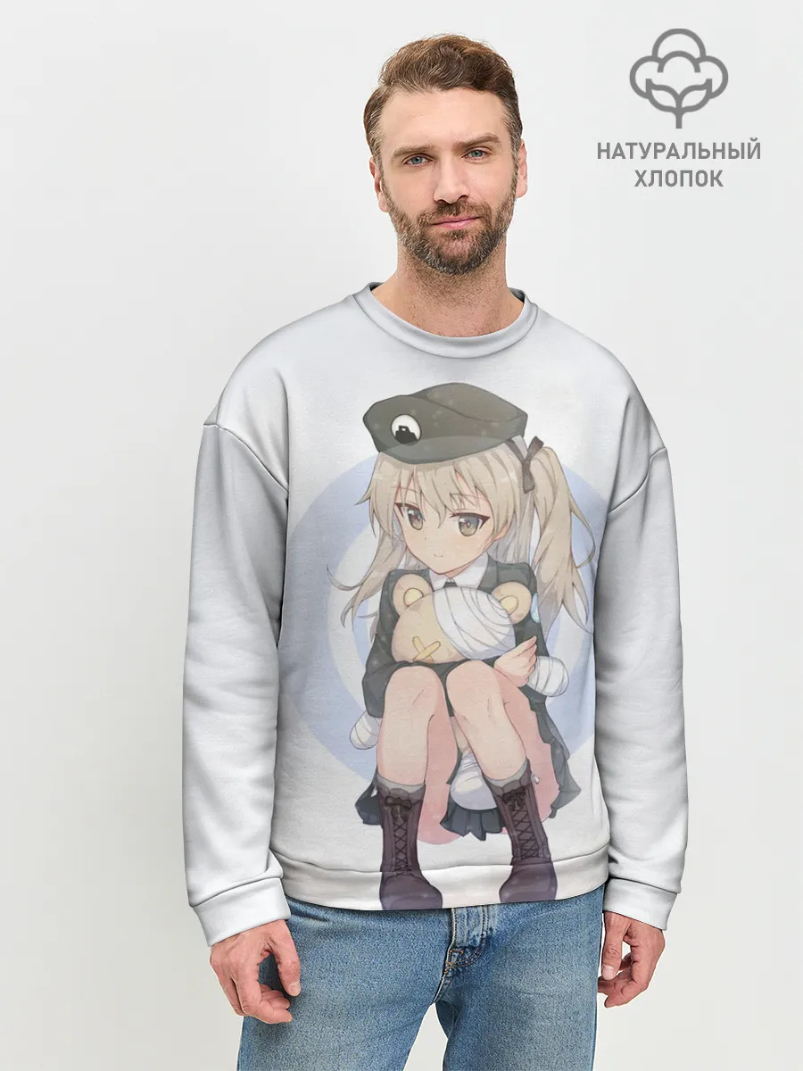 Мужской свитшот базовый / Girls und Panzer