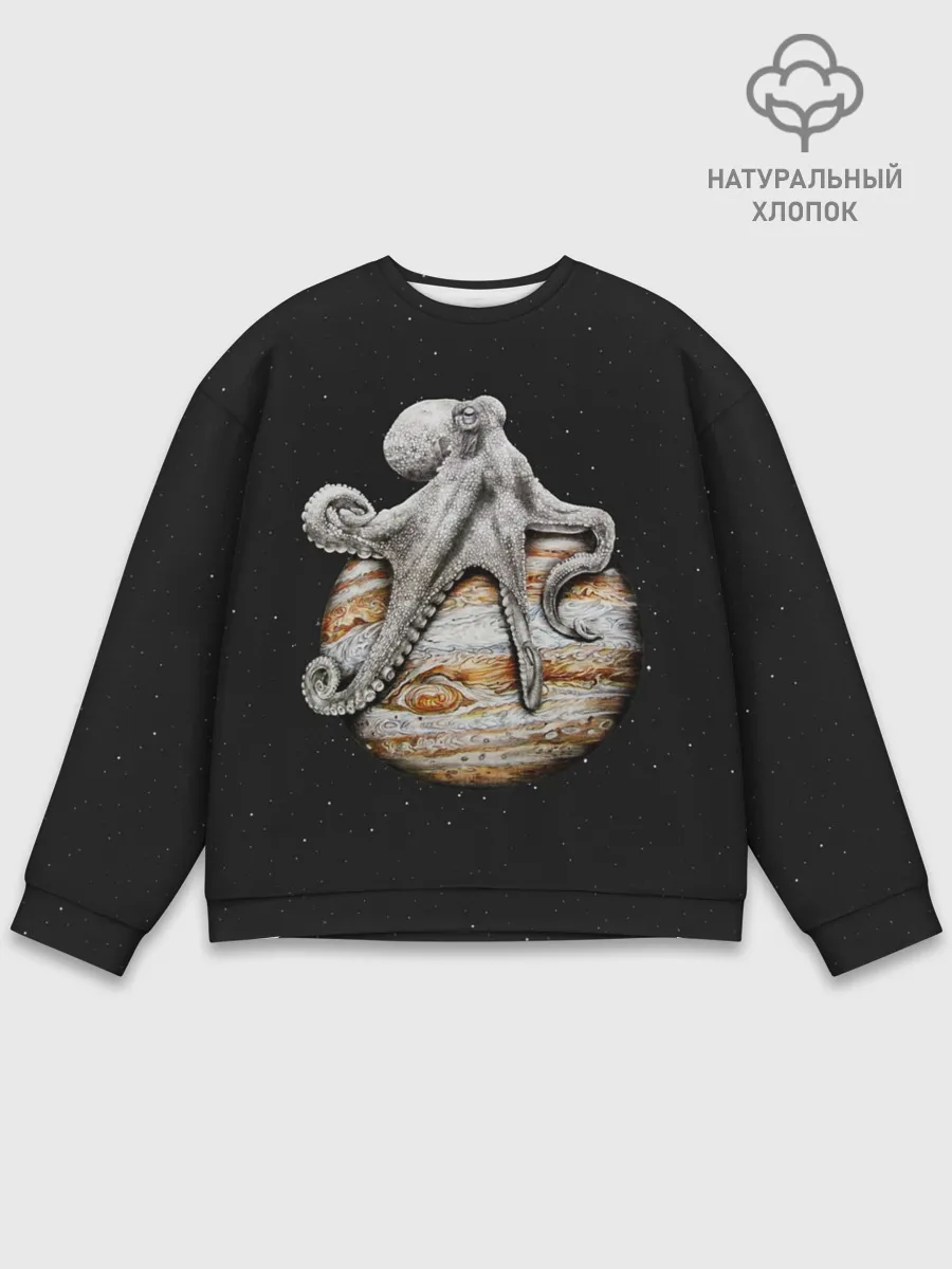 Мужской свитшот базовый / Planetary Octopus